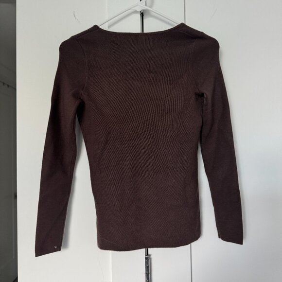 SOLD Love Bonito Fitted Asymmetric Knit Top - Picture 3 of 4